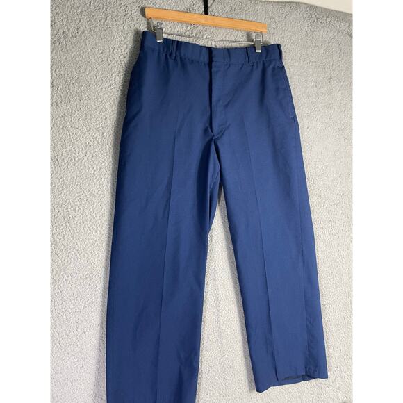 DSCP Tennessee Apparel Mens Blue Wool Blend Dress Pants 33R Military Formal - Picture 7 of 12